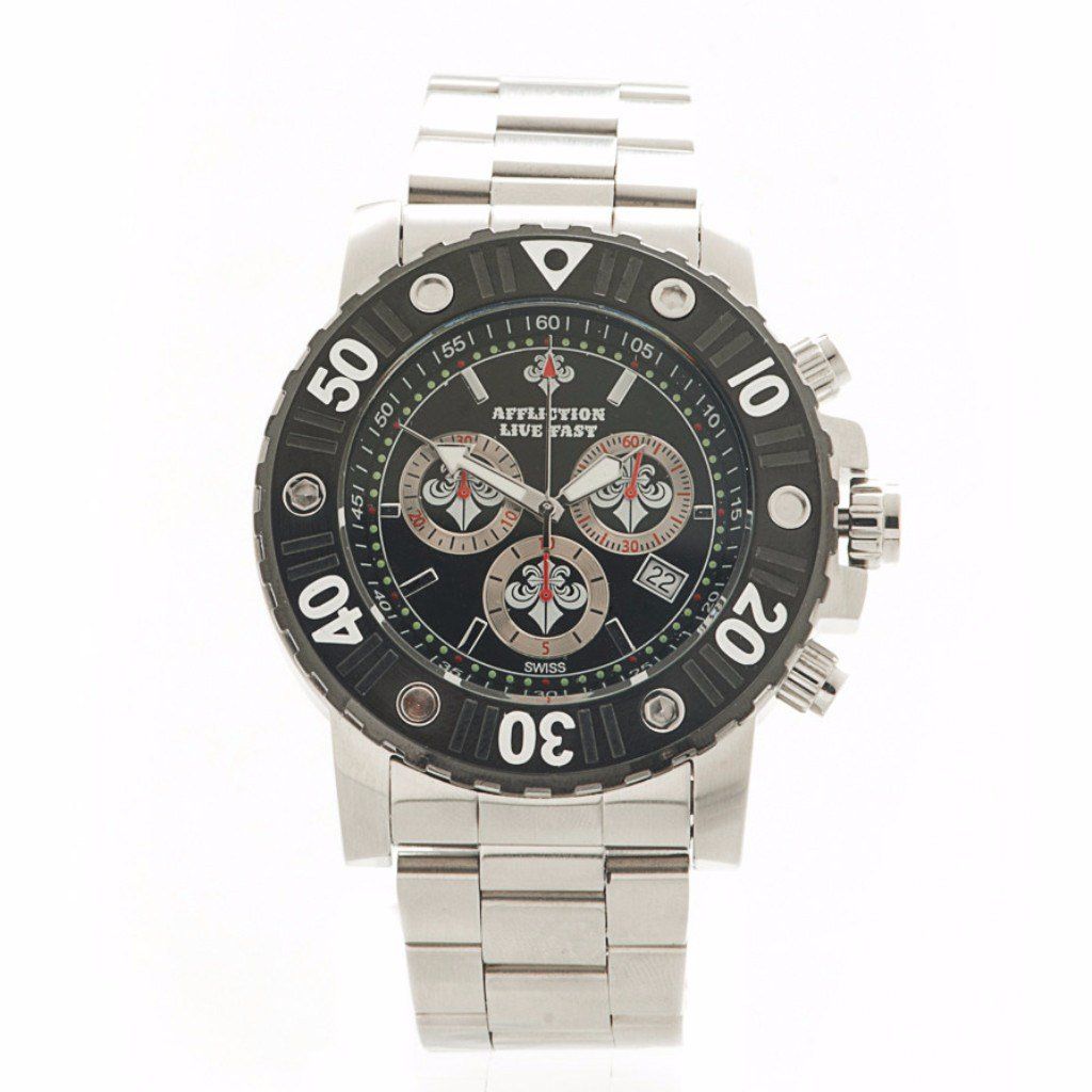 Gents Chronograph Steel Watch