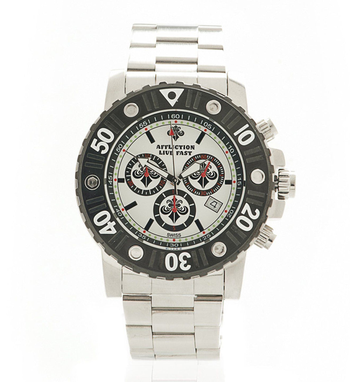 Gents Chronograph Steel Watch
