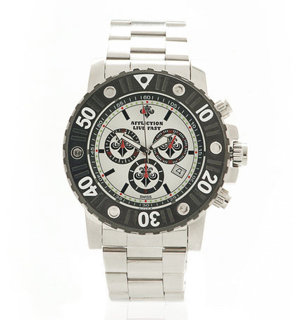 Gents Chronograph Steel Watch
