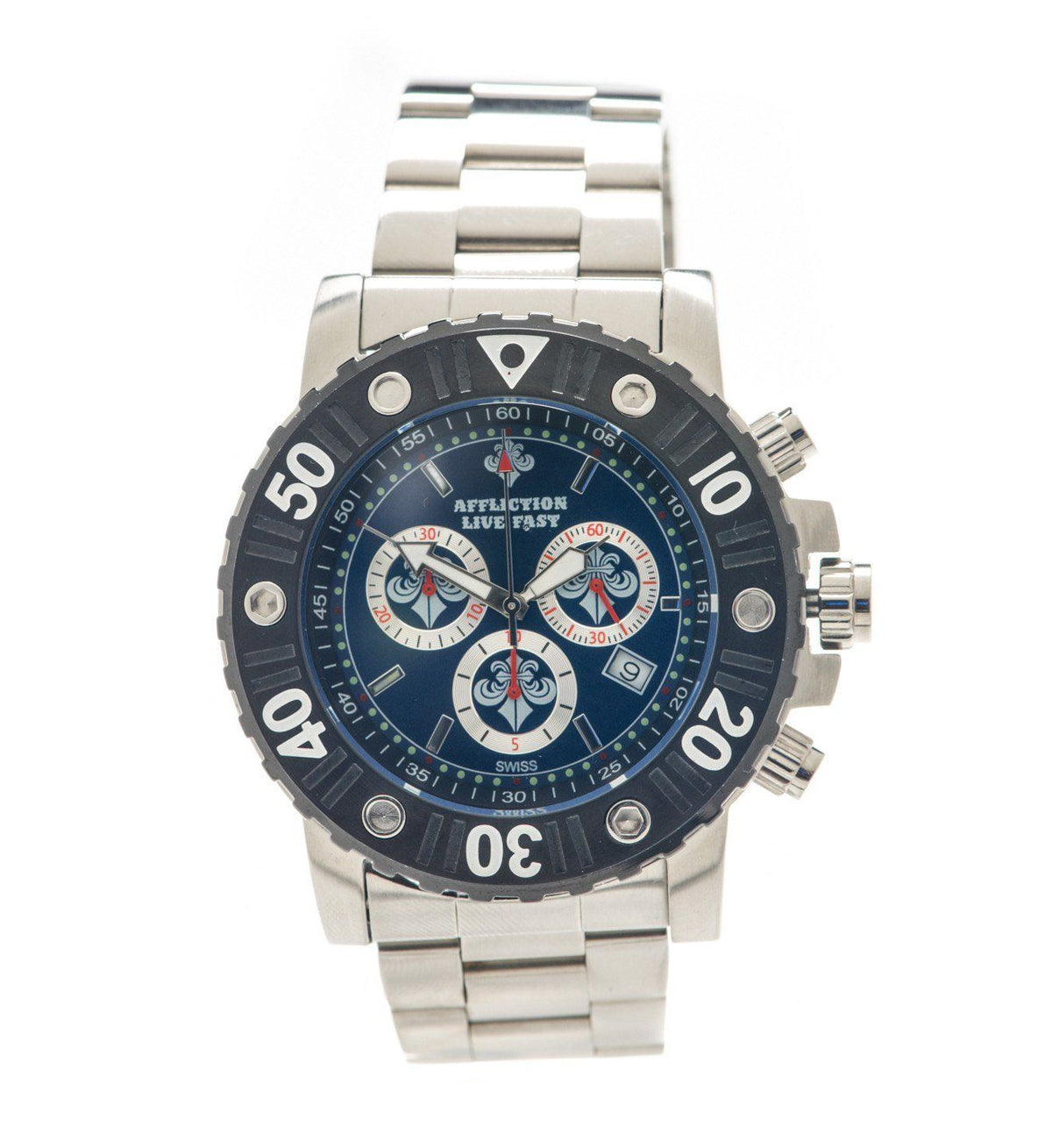 Gents Chronograph Steel Watch