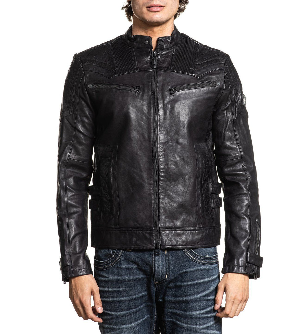 On Fire Leather Jacket