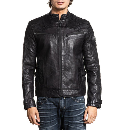 On Fire Leather Jacket