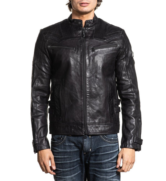 On Fire Leather Jacket
