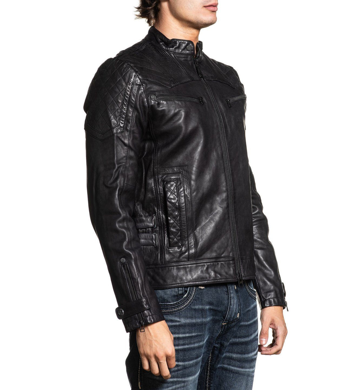 On Fire Leather Jacket
