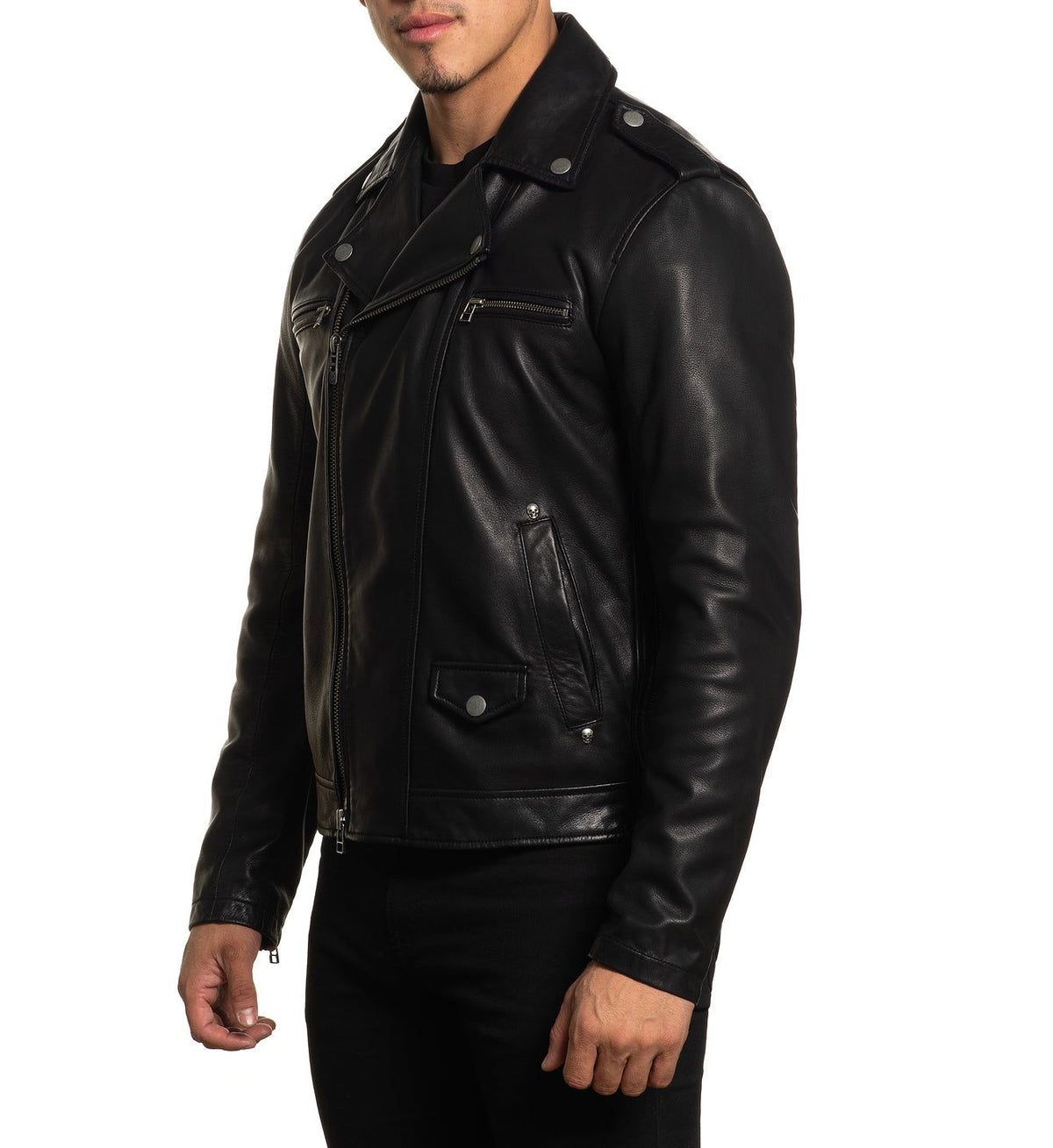Rebellion Moto Leather Jacket