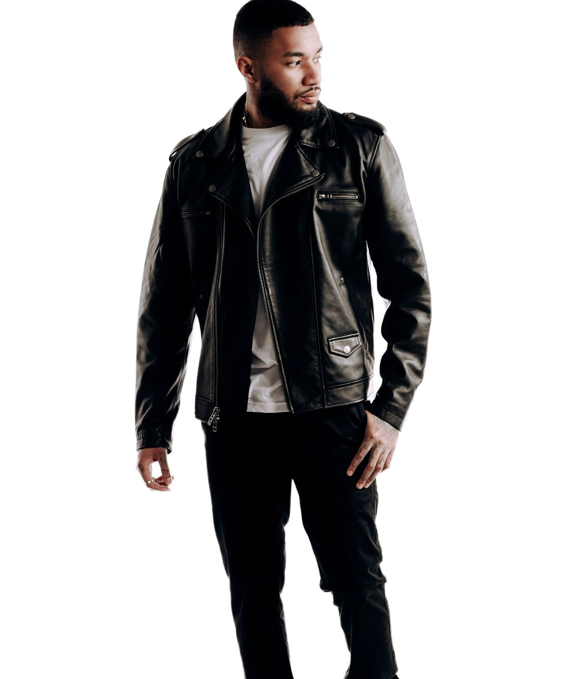 Rebellion Moto Leather Jacket