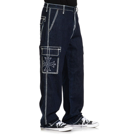 Wide Leg Cargo Jeans