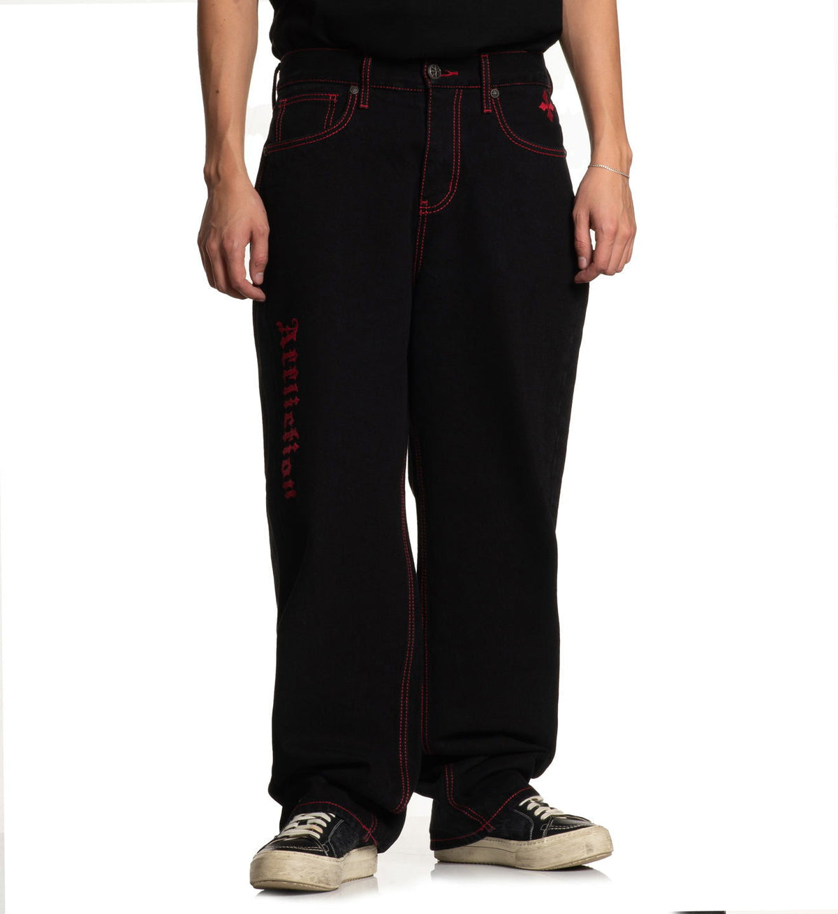 Wide Leg Wings Jeans