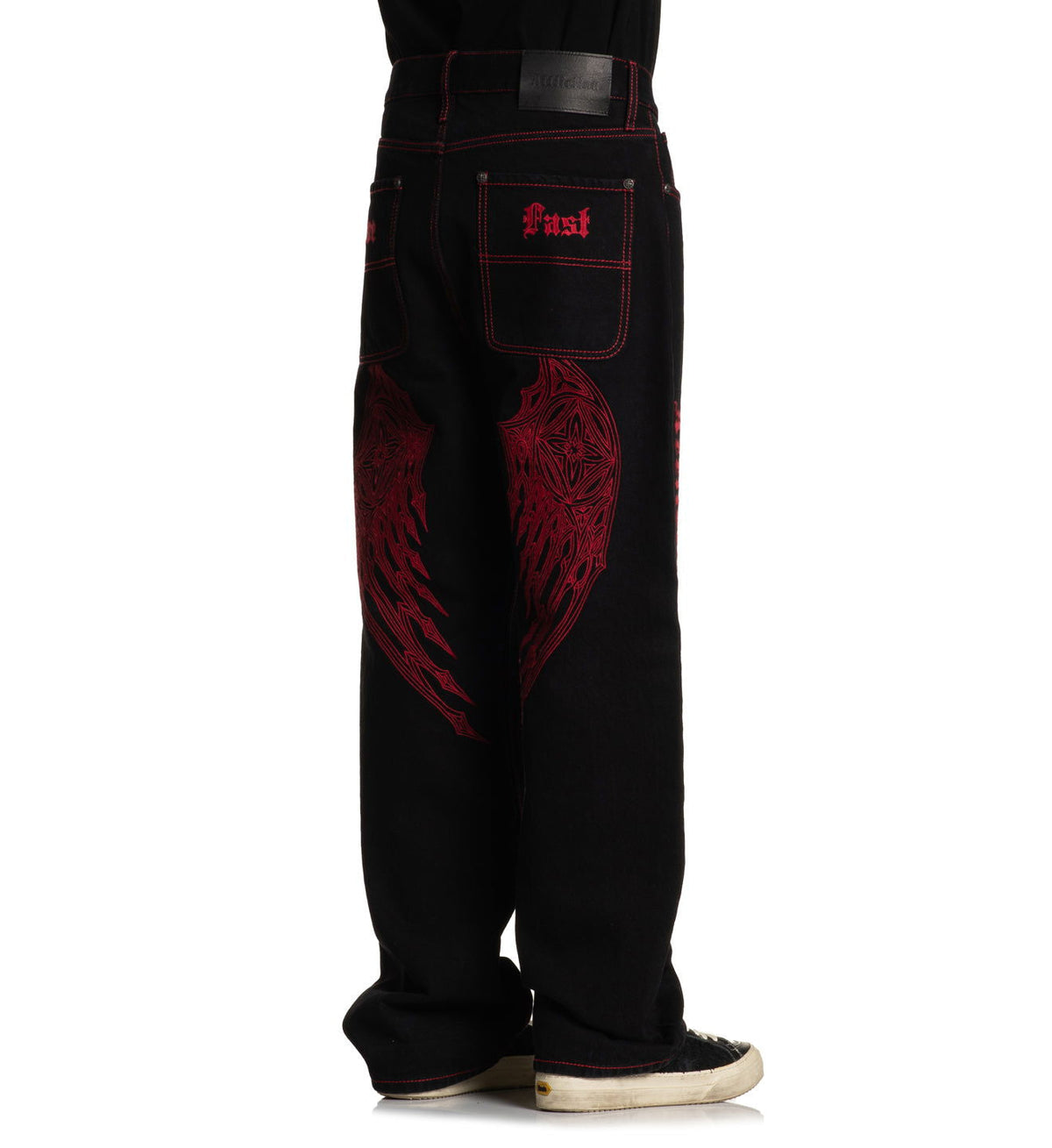 Wide Leg Wings Jeans
