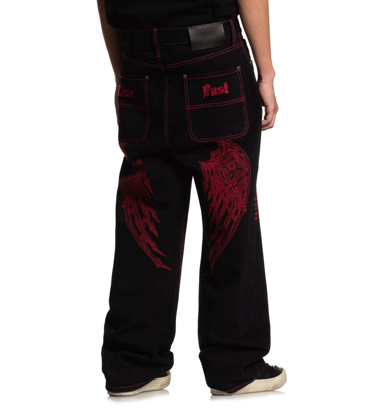 Wide Leg Wings Jeans